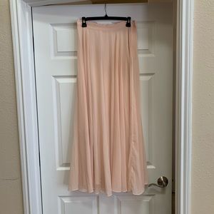NWT Lucy Paris blush/pink maxi skirt